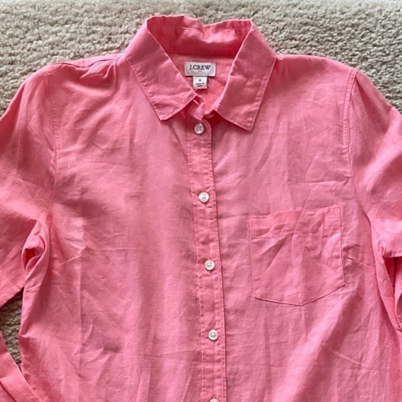 J. Crew Pink Button Down Shirt - Picture 3 of 6